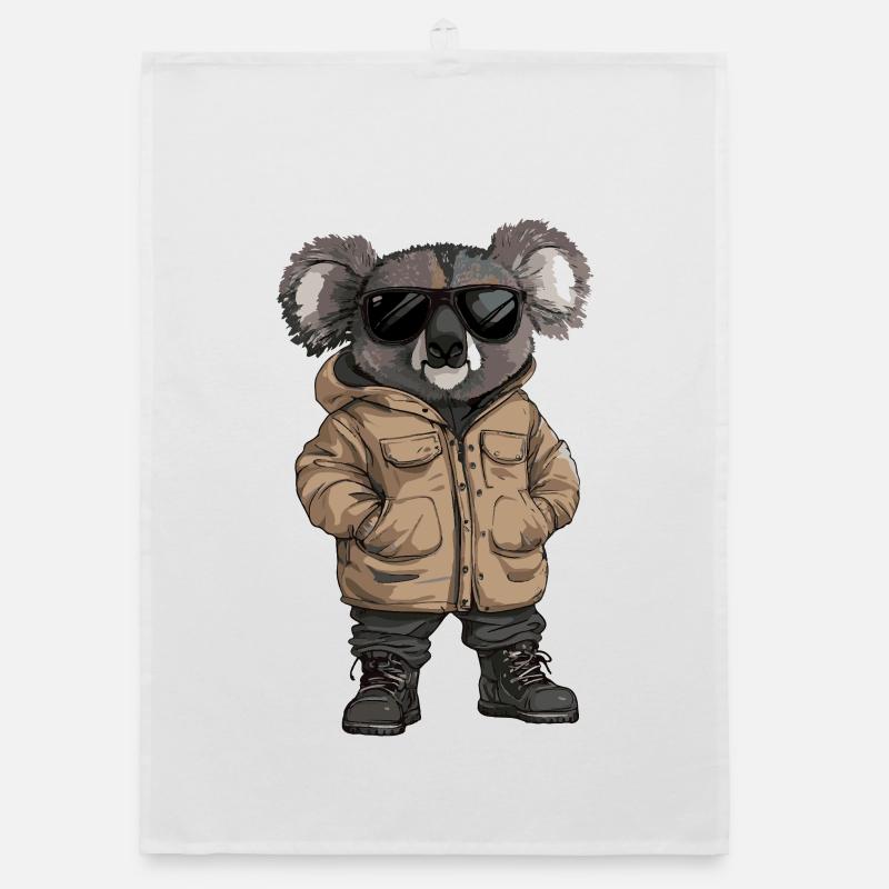 Koala Cool Hiver Torchon bio