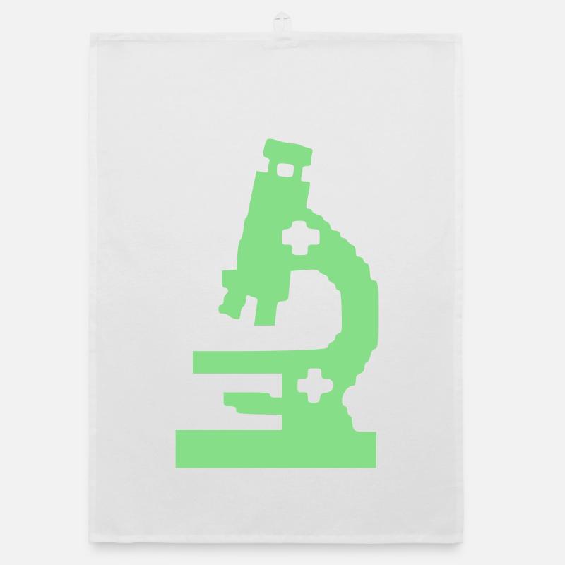 Microscope Pixel Laboratory Icon Organic dish towel