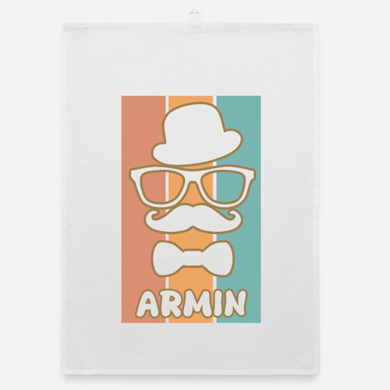 Armin als Name Organic Geschirrtuch