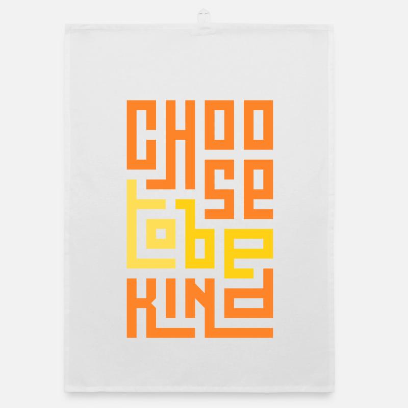 Choose To Be Kind Organic dish towel