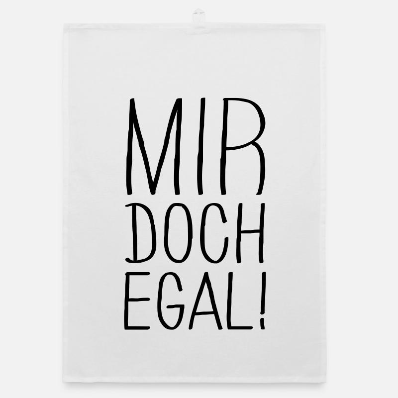 mir doch egal Organic Geschirrtuch