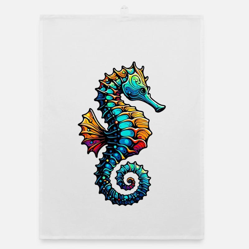 Seepferdchen Organic Geschirrtuch