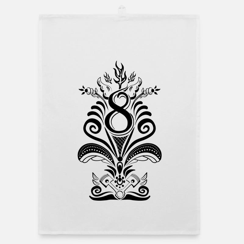 Kurbits V8 No:2 - schwarz Organic Geschirrtuch