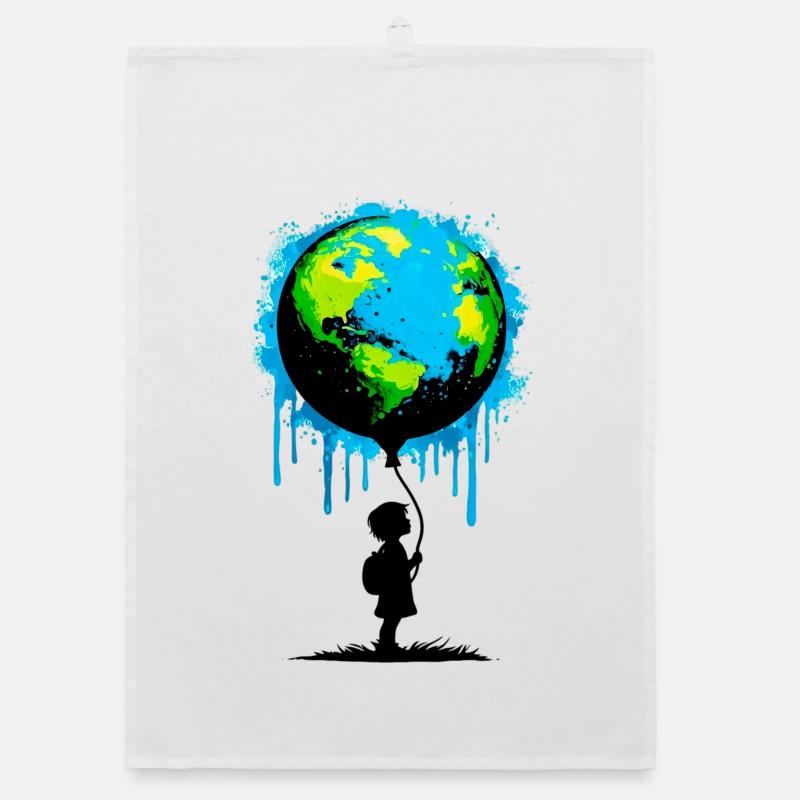 Planet Earth Organic dish towel