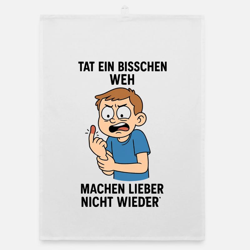 Ne souffre plus, garçon de dessins animés Torchon bio