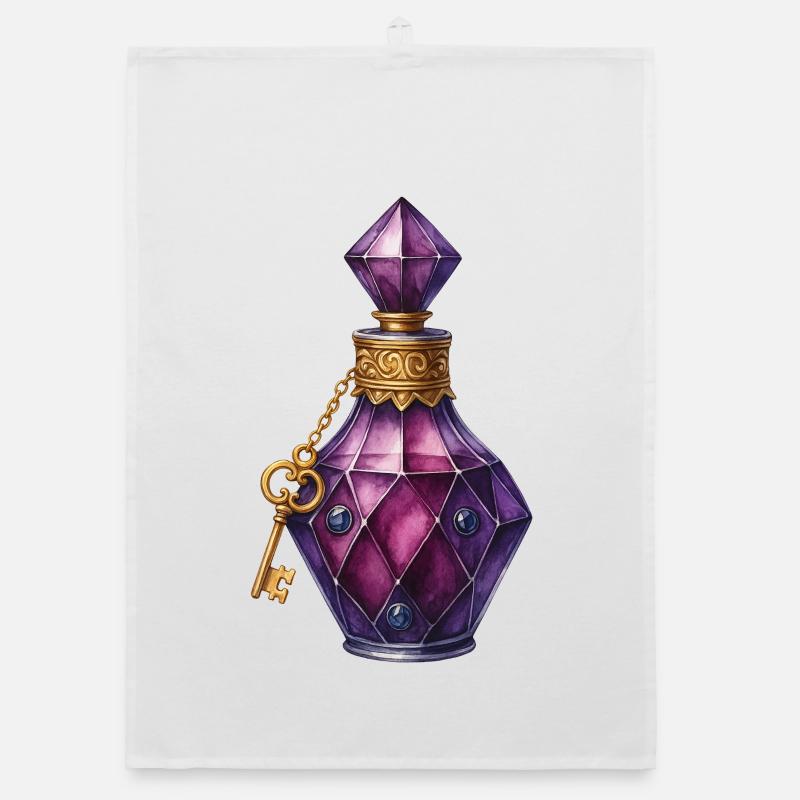 Élixir de Potion Magique Fiole Joyau Potion de Sort Torchon bio