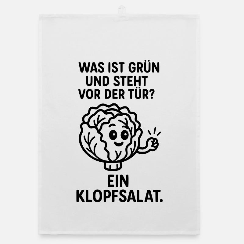 klopfsalat witz Organic Geschirrtuch