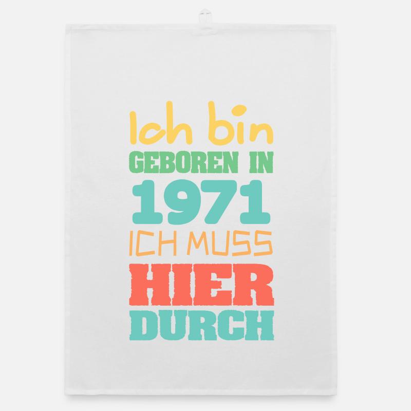 Year 1971 Organic dish towel