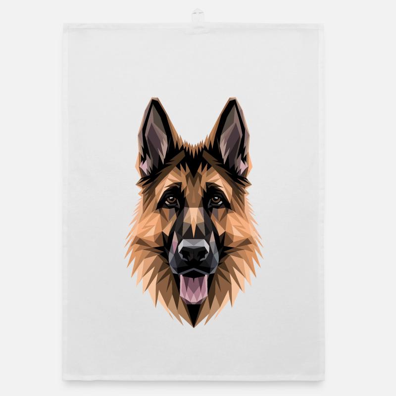 Schäferhund Hund Liebe Deutscher Schäferhund Hunde Organic Geschirrtuch