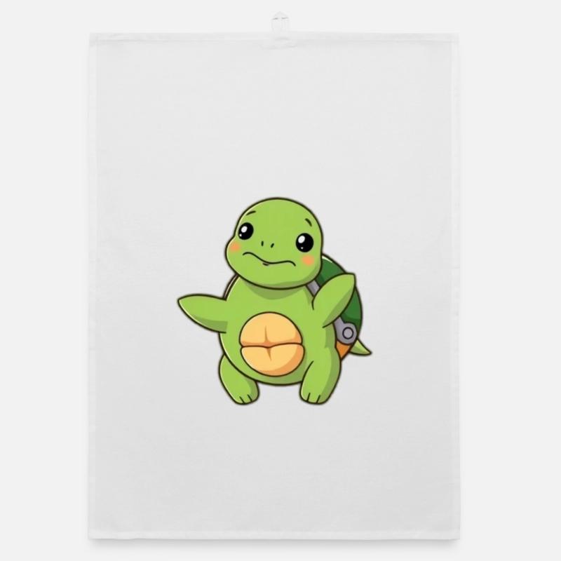 Turtle Turtles Organic dish towel