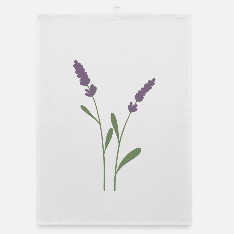 lavender Organic dish towel
