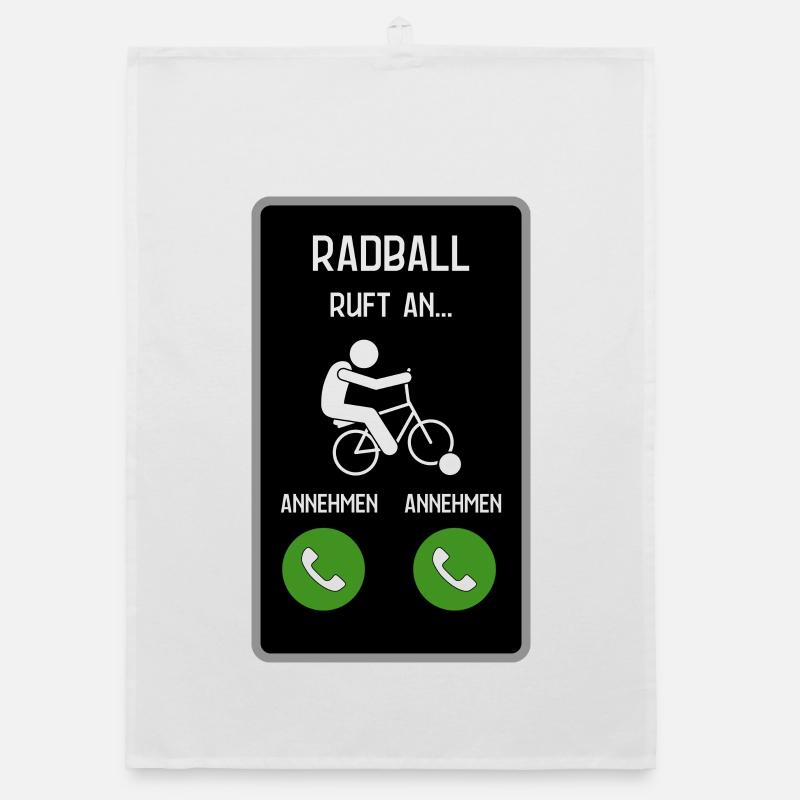 Radball ruft an Organic Geschirrtuch