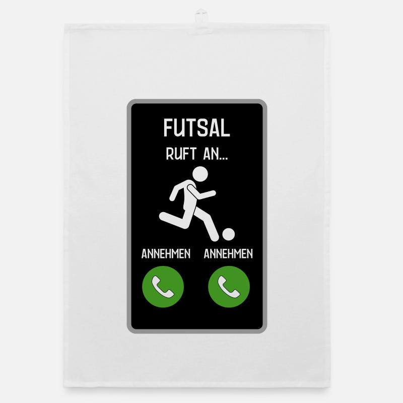 Futsal ruft an Organic Geschirrtuch