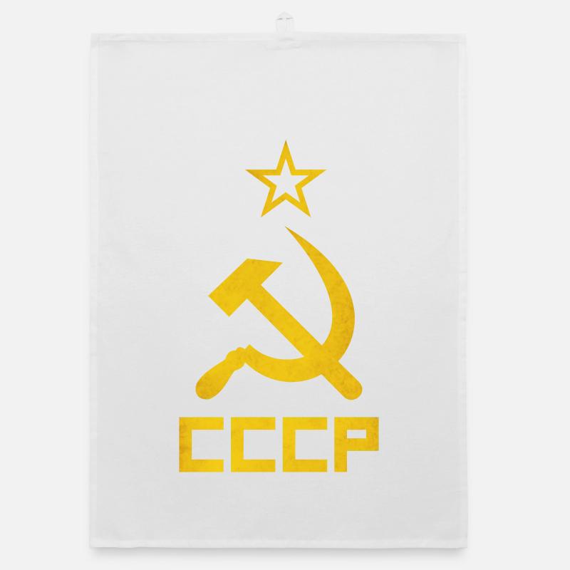 CCCP Hammer und Sichel Organic Geschirrtuch