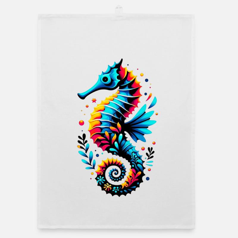 Seepferdchen Organic Geschirrtuch