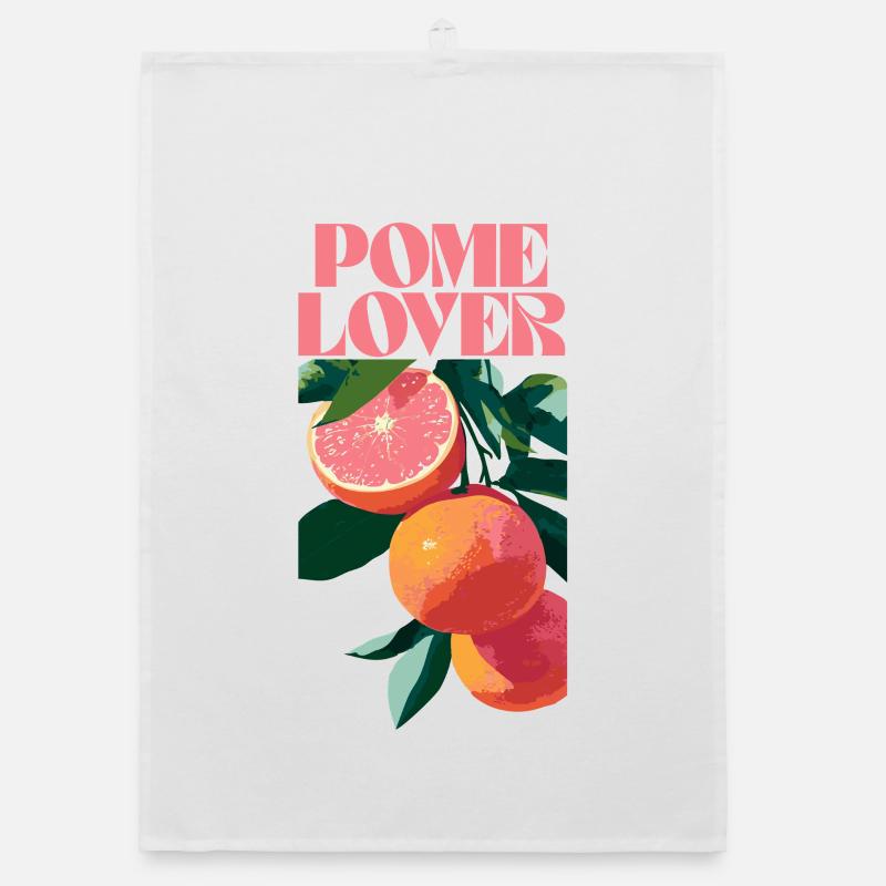 Pomelo Lover Botanisches Design Organic Geschirrtuch