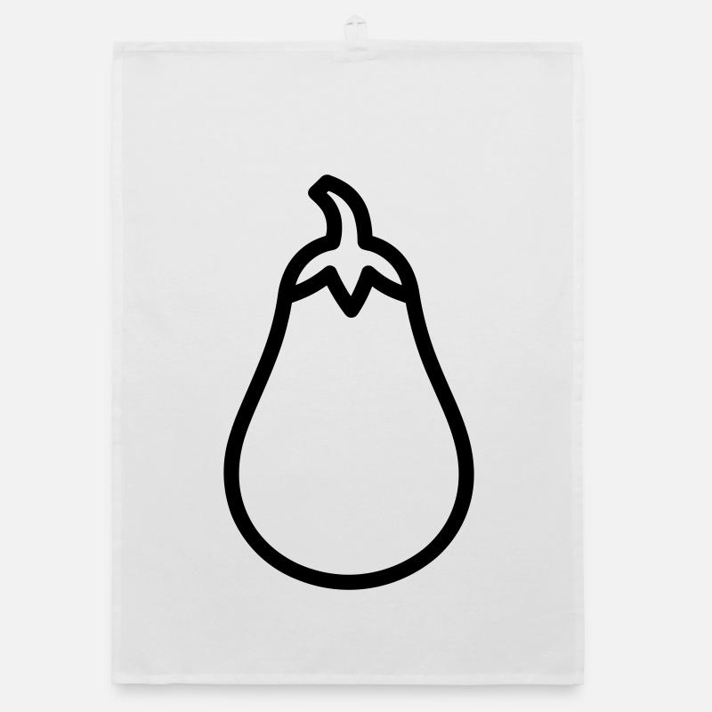 eggplant_-4- Organic dish towel