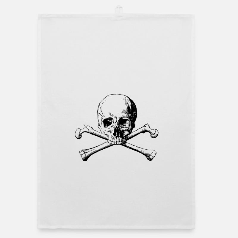 Crossbones skull Torchon bio