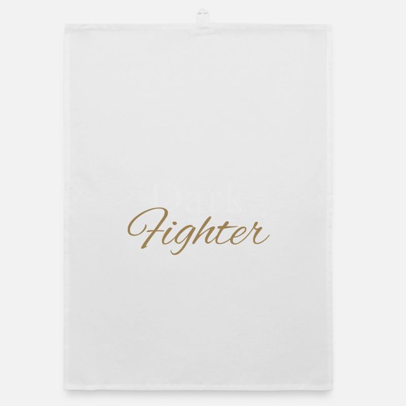 Dunkler Kämpfer – Einstellung & Kraft Organic Geschirrtuch