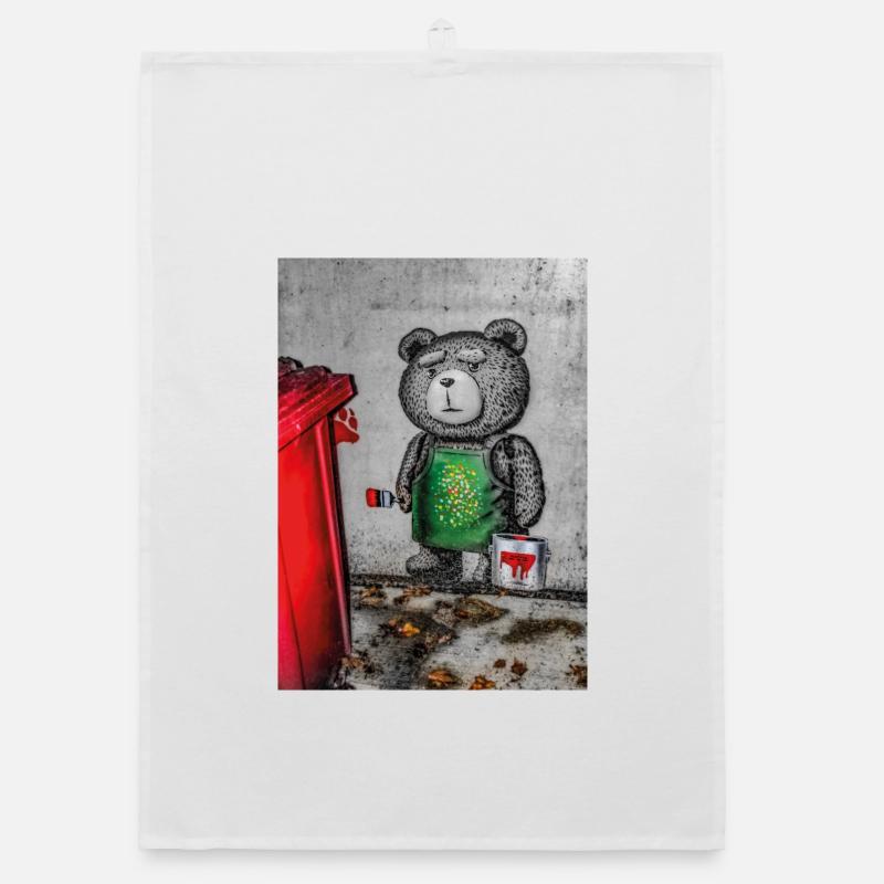 Teddy bear Organic dish towel