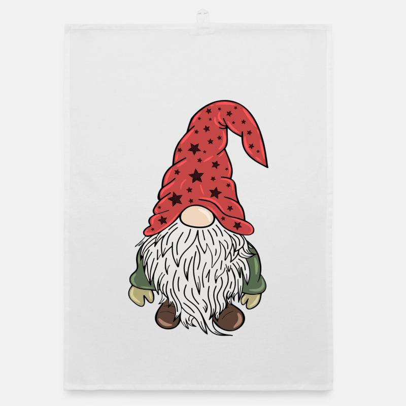 Elfes de Noël Gnom Torchon bio