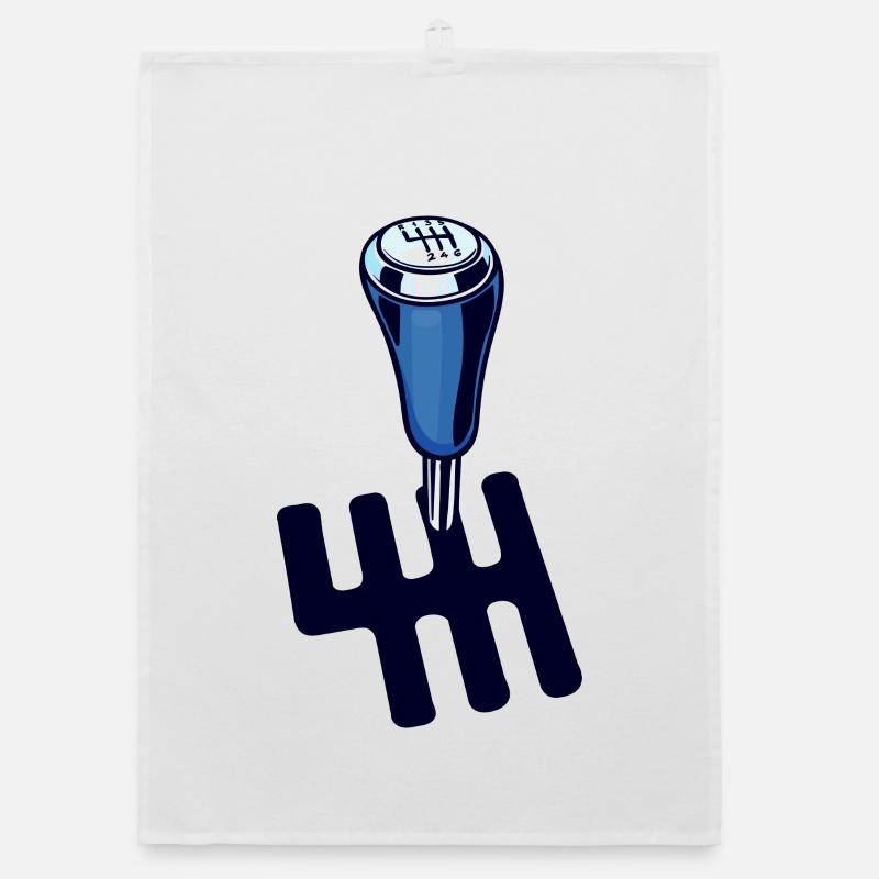 Driving Car Statement Gear Shift Driver Organic dish towel