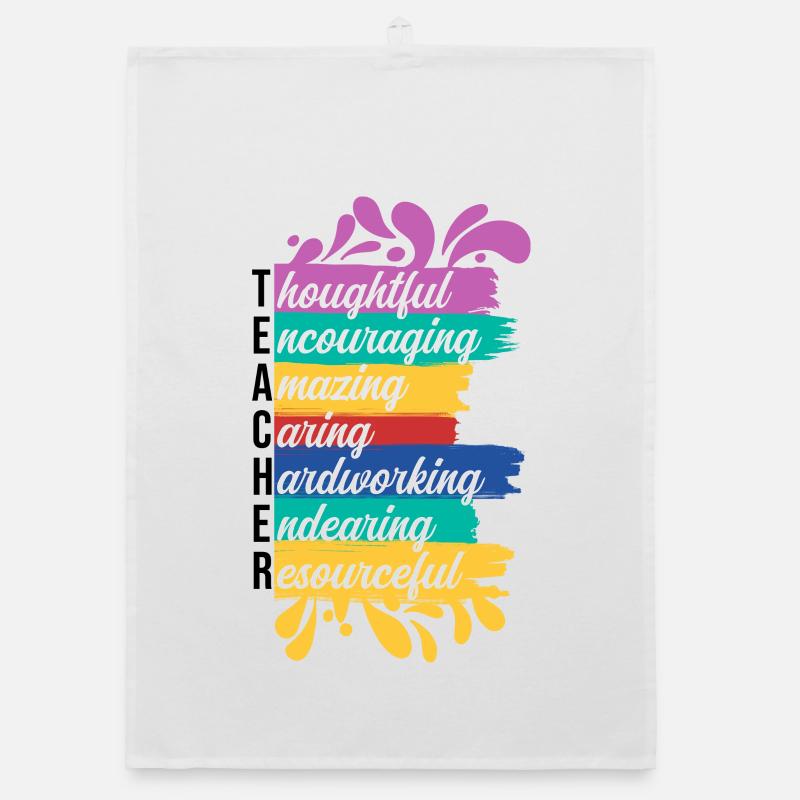 Teacher being Organic Geschirrtuch