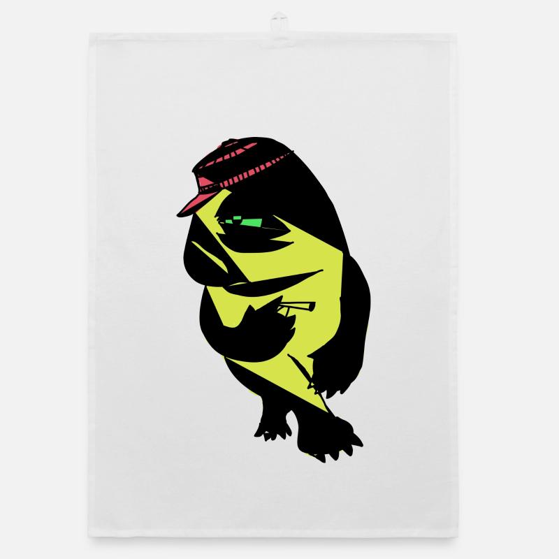 Neon Bear Organic dish towel