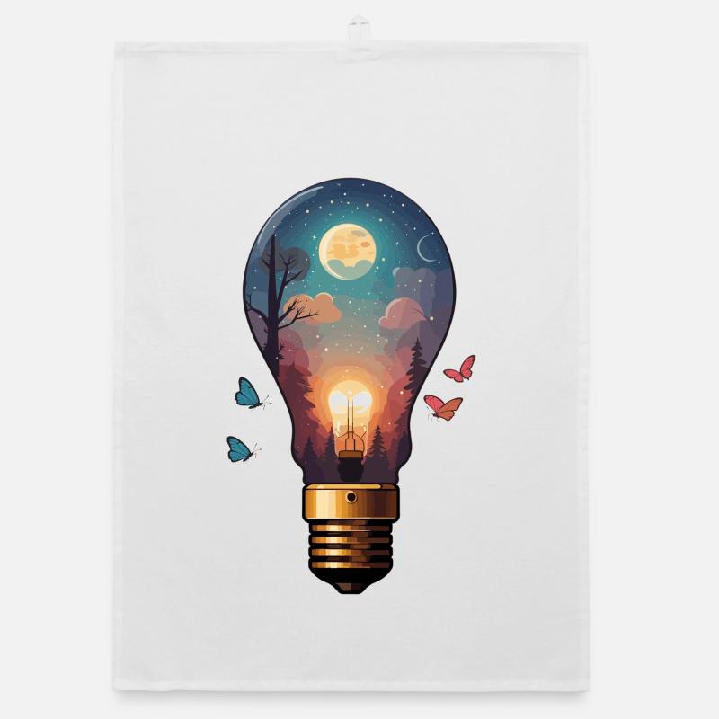 Ampoule au clair de lune Torchon bio