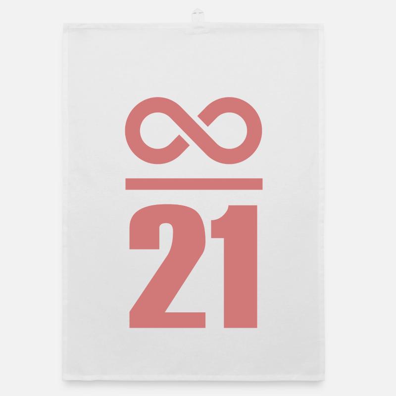 Infini par 21 millions de Bitcoin Infinity Torchon bio