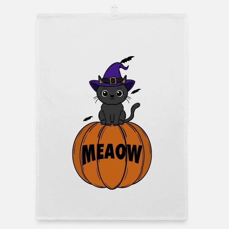 Chat Halloween Torchon bio