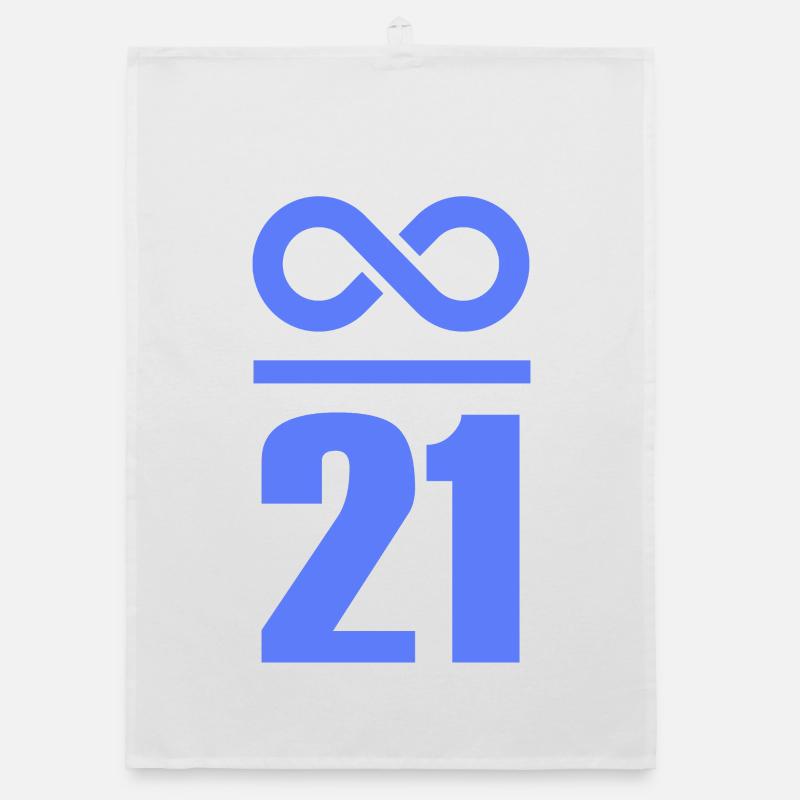 Infinite by 21 million Bitcoin Infinity Organic dish towel