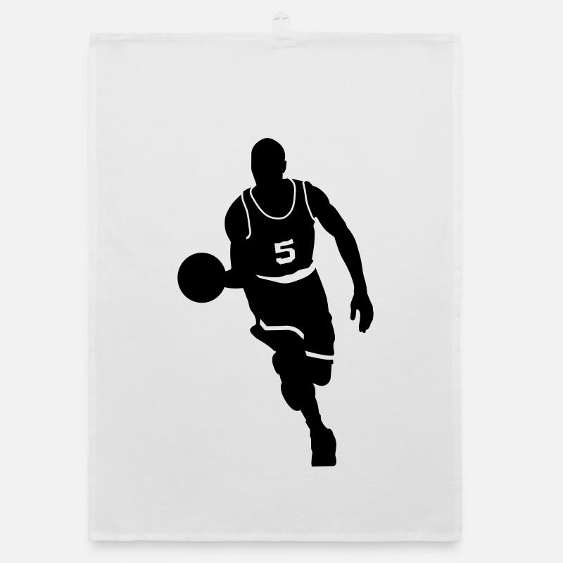 Basketball Organic dish towel