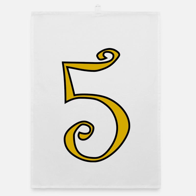 5. ANNIVERSARY. 5 YEARS. 5th ANNIVERSARY. CHILD Organic dish towel