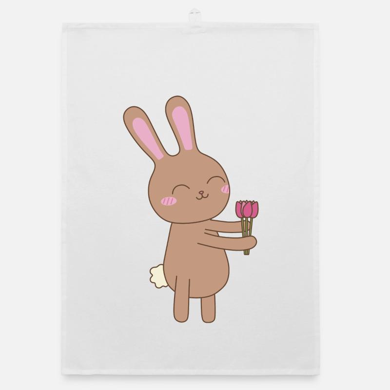 Lapin avec Tulipe Torchon bio