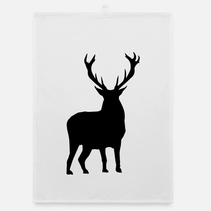 Deer Organic dish towel