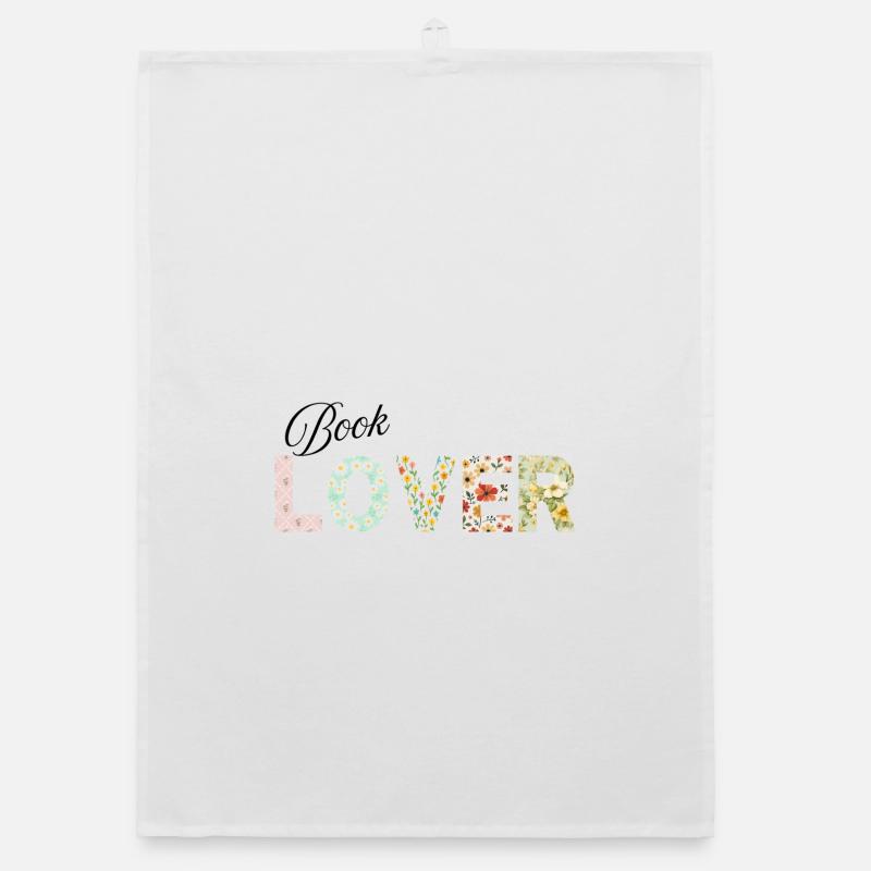 Book Lover Organic dish towel