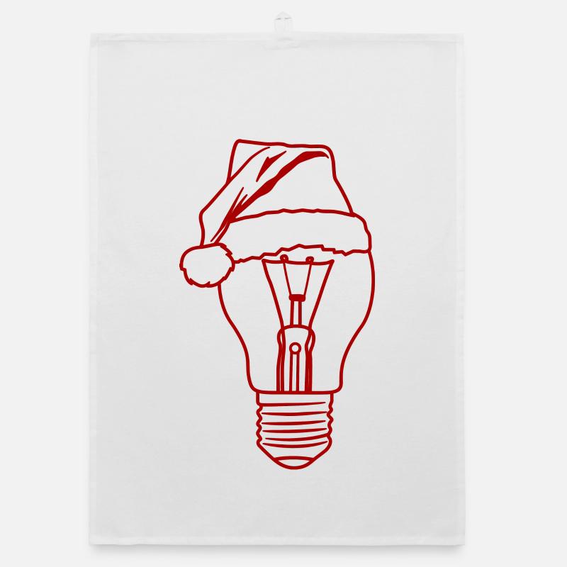 Christmas light Organic dish towel