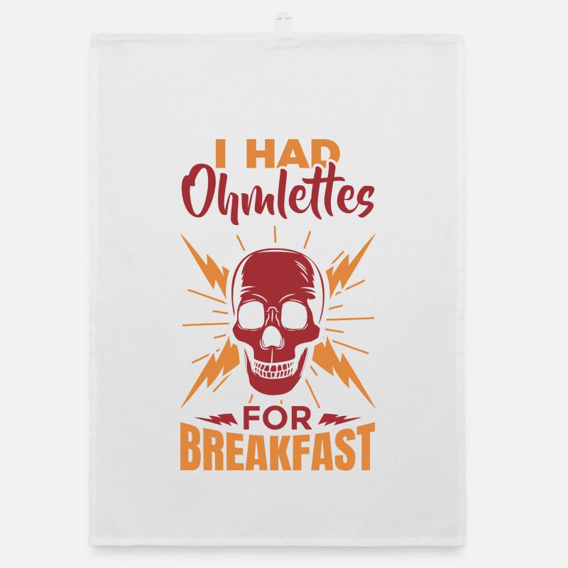 Elektroniker Witz Organic Geschirrtuch