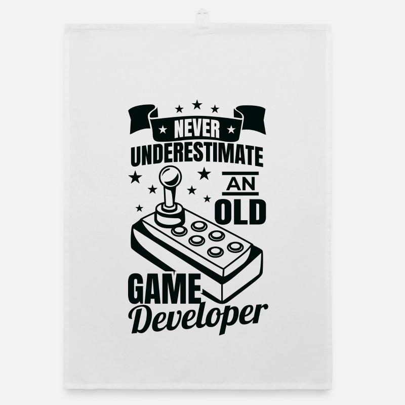 Never underestimate old game developers Organic dish towel