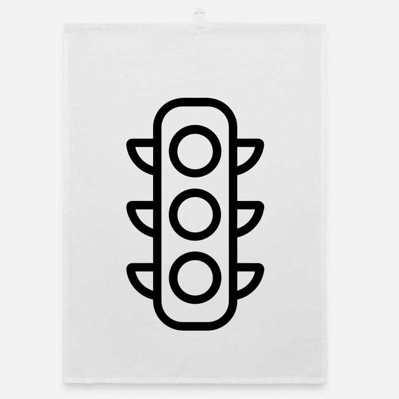 traffic light Organic dish towel