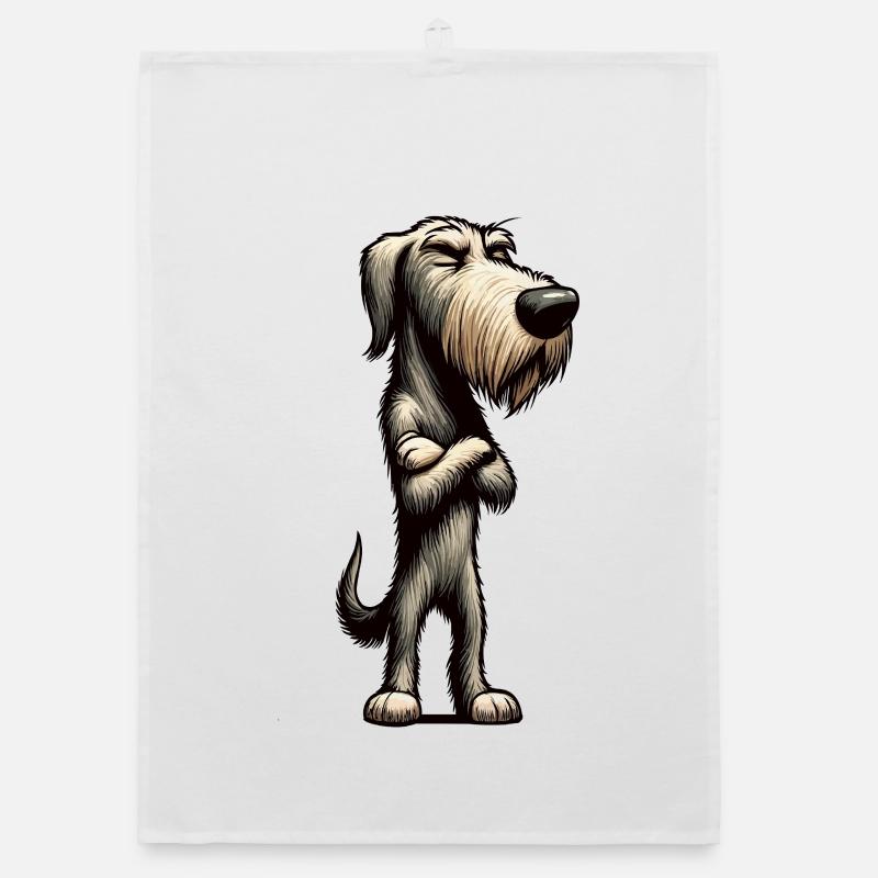 Irish Wolfhound Wolfhound Wolfhound Owner Wolfhound Fan Organic dish towel