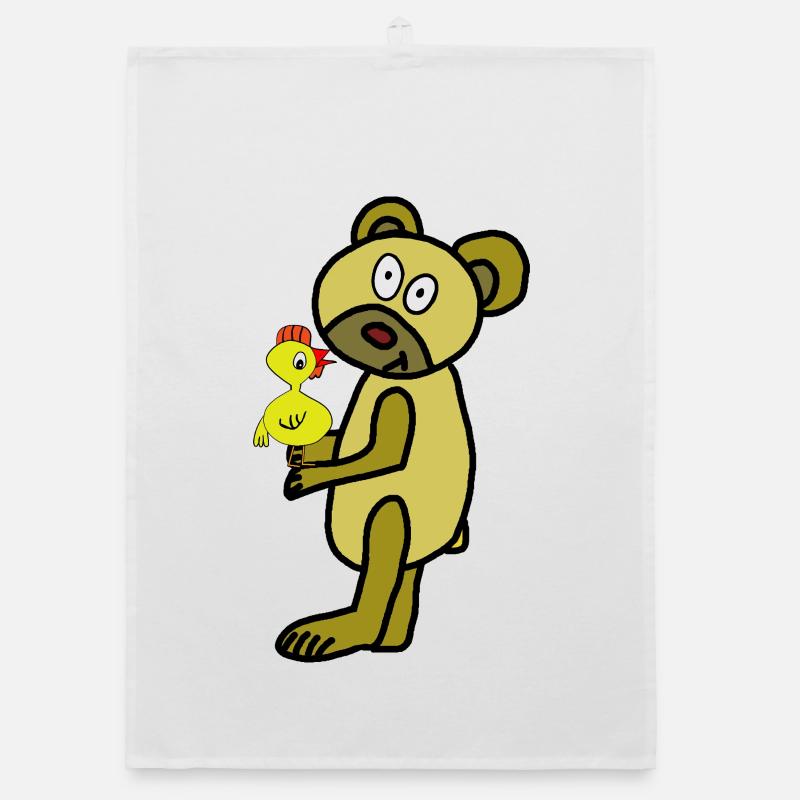 Teddy Easter Chick Chicken Kids Child Organic dish towel