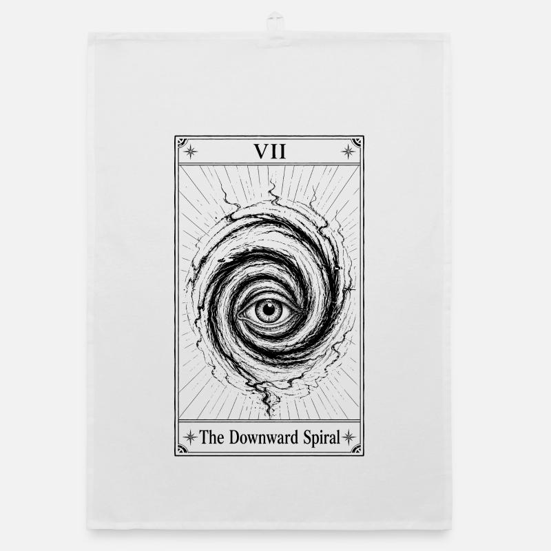 La spirale descendante | Carte de tarot Torchon bio
