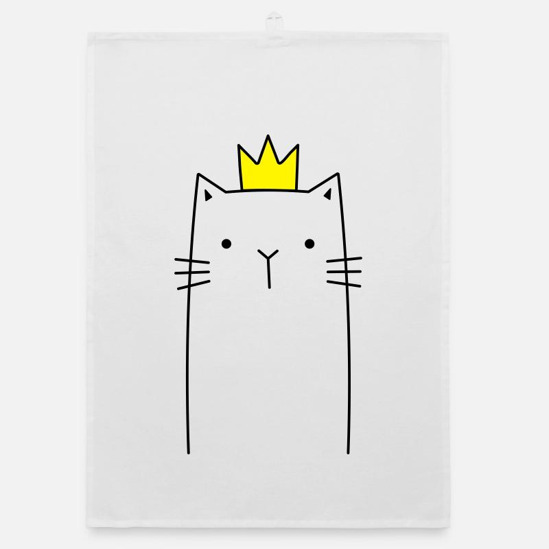 Chat avec cadeau prince princesse Torchon bio