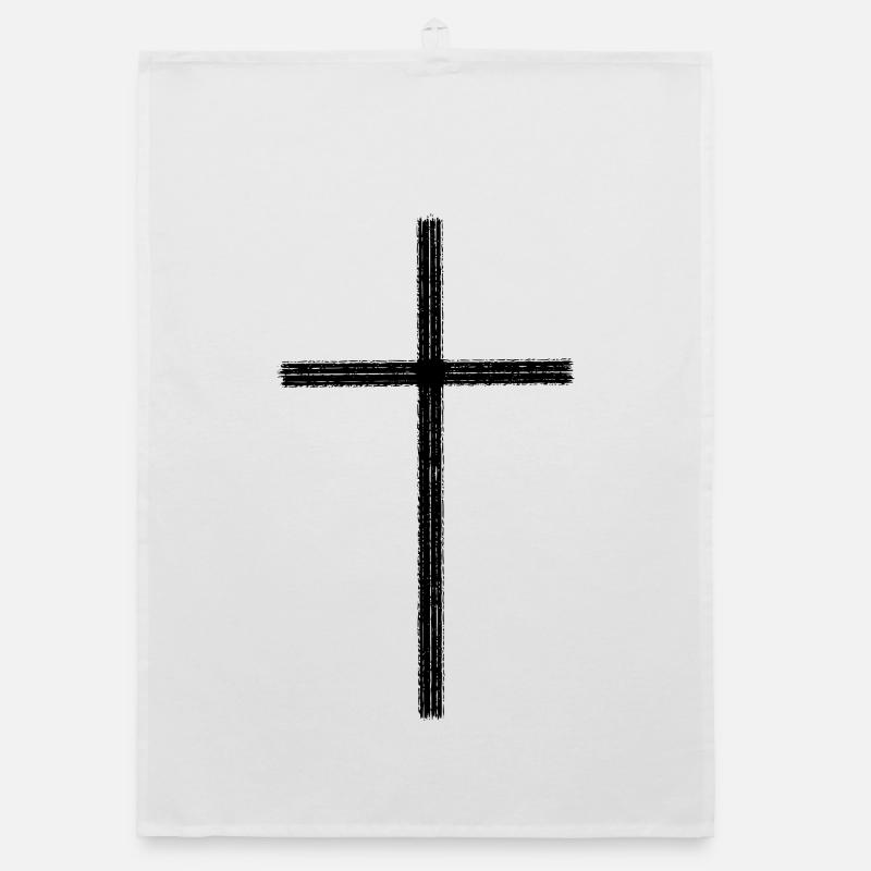 Jesus Christ Cross Easter Organic dish towel