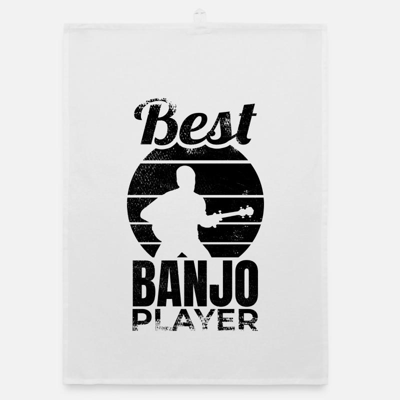Bester Banjospieler Organic Geschirrtuch