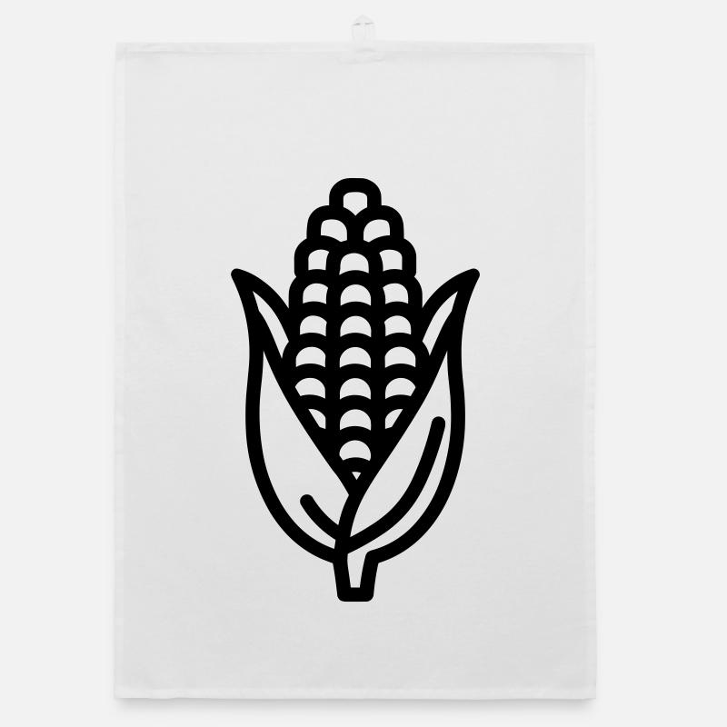 corn on the cob Organic dish towel