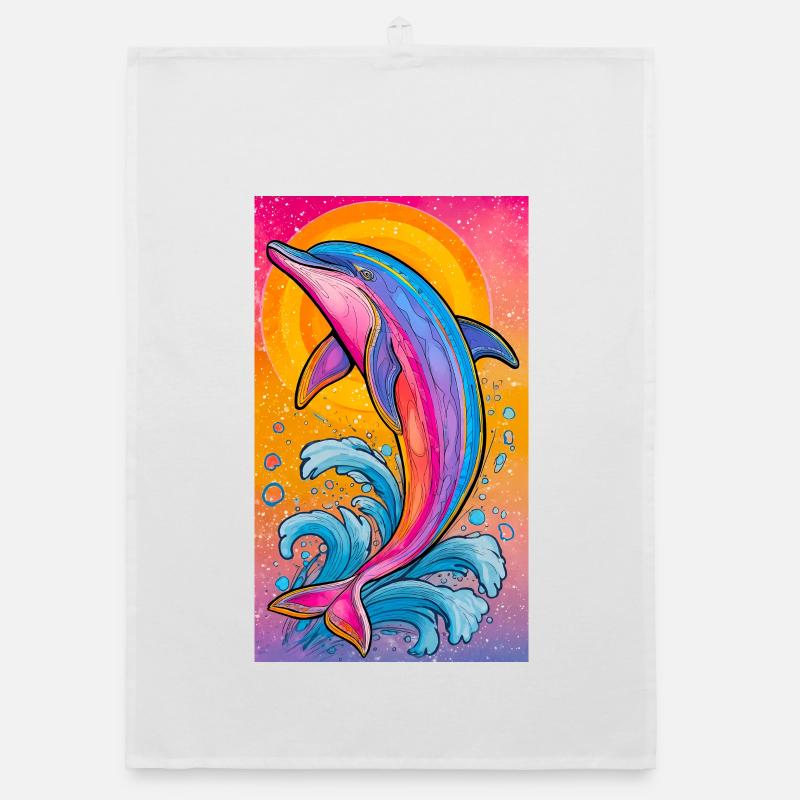 dolphin Organic dish towel