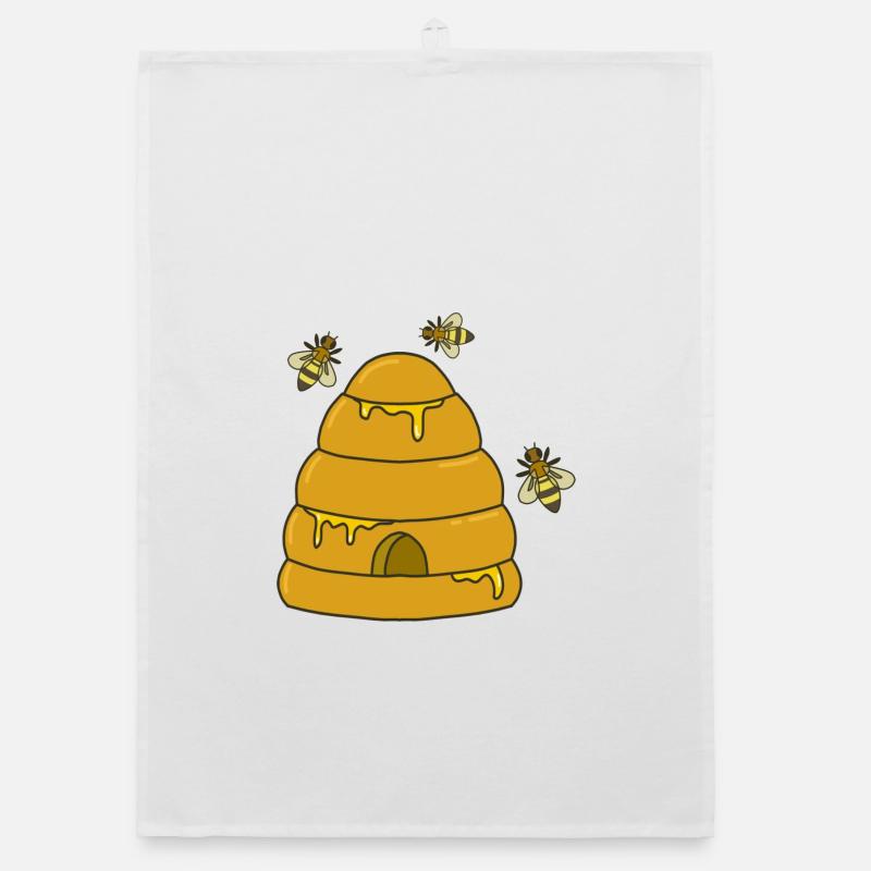 abeilles ruche miel Torchon bio